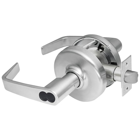 Corbin Russwin Grade 1 Store Door Cylindrical Lock, Newport Lever, SFIC Less Core, Satin Chrome Finish, Non-handed CL3582 NZD 626 M08